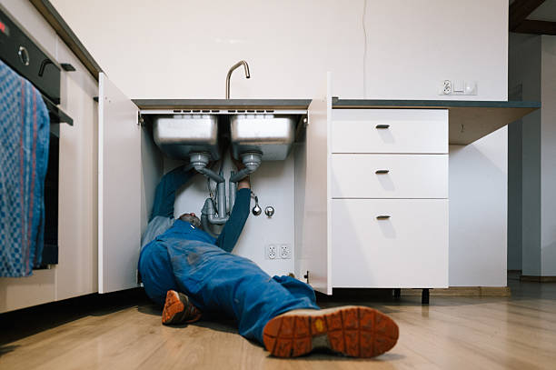 Professional Emergency Plumber technician working in Wellington, CO